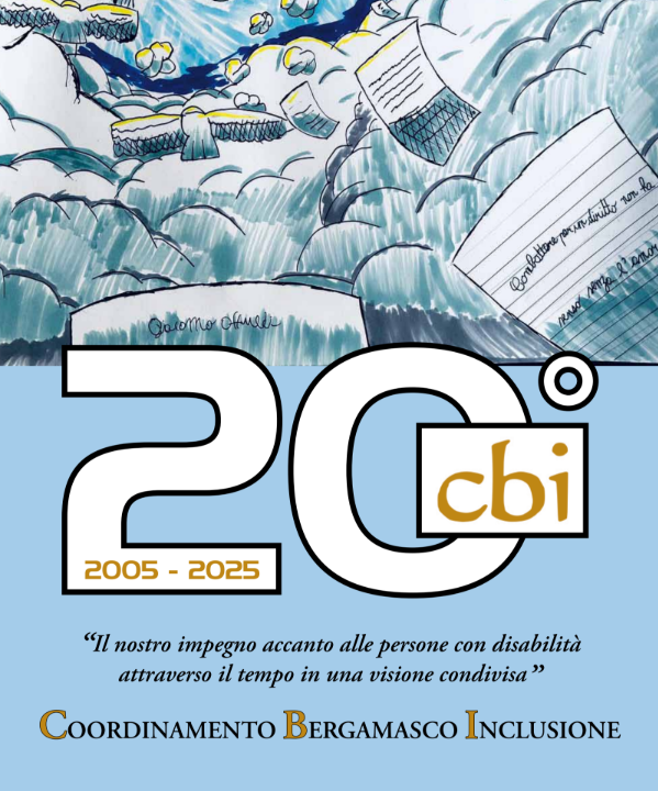 Clicca sull'immagine per leggere la pubblicazione realizzata per il 20° anniversario del CBI (Coordinamento Bergamasco per l’Inclusione)